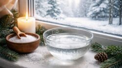 A Bowl of Salt Water by the Window in Winter: This Simple Trick Works Better Than Foil