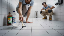 Apply Three Affordable Ingredients to Tile Grout and It Appears Renewed in Minutes Professionals Label It Risky