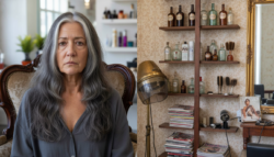 Salt-and-Pepper Hair: the extended “granny-length” that can make features appear older, according to a stylist